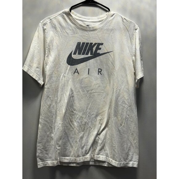 Mens Nike Graphic T-Shirt, White with gray lettering Size Large - Picture 1 of 9
